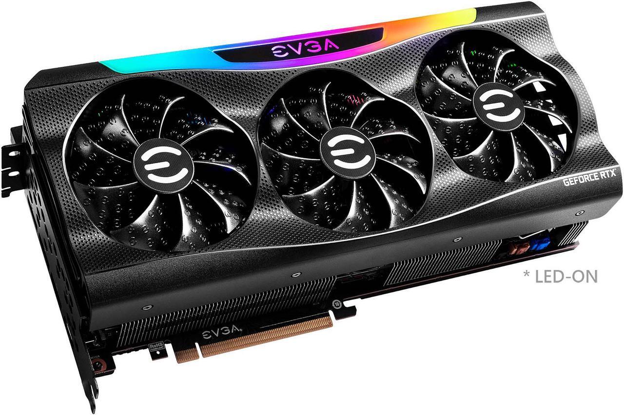 Alt view image 5 of 14 - EVGA GeForce RTX 3090 Ti FTW3 ULTRA GAMING, 24G-P5-4985-KR, 24GB GDDR6X, iCX3 Technology, ARGB LED, Metal Backplate, Includes eLeash