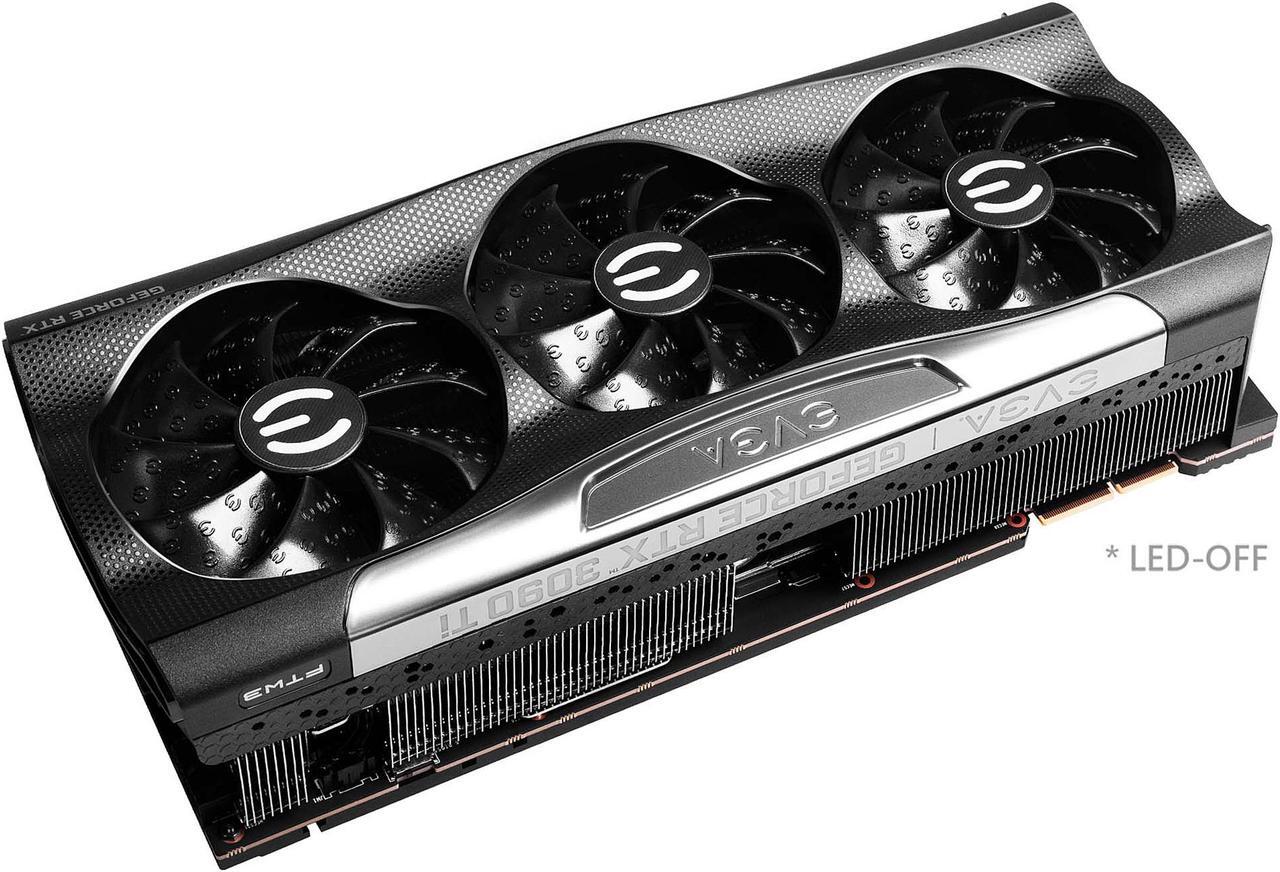 Alt view image 9 of 14 - EVGA GeForce RTX 3090 Ti FTW3 ULTRA GAMING, 24G-P5-4985-KR, 24GB GDDR6X, iCX3 Technology, ARGB LED, Metal Backplate, Includes eLeash