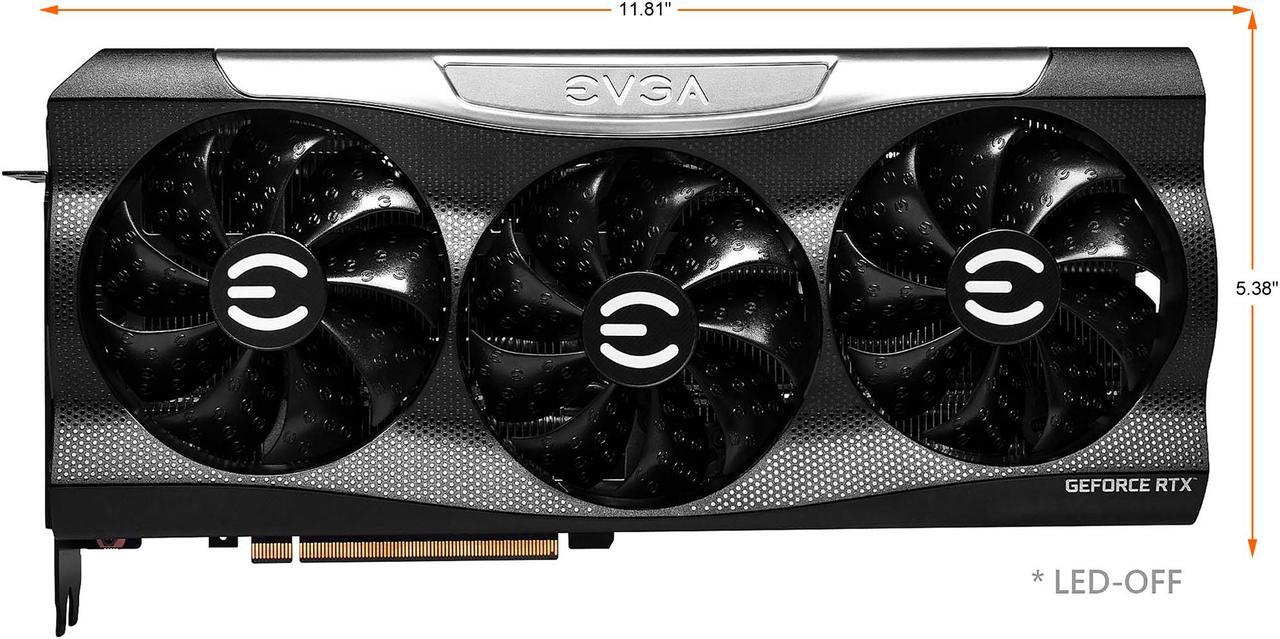 Alt view image 3 of 14 - EVGA GeForce RTX 3090 Ti FTW3 ULTRA GAMING, 24G-P5-4985-KR, 24GB GDDR6X, iCX3 Technology, ARGB LED, Metal Backplate, Includes eLeash