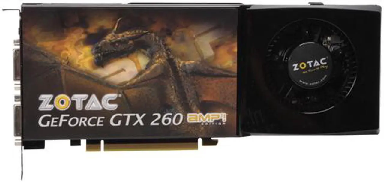 Alt view image 3 of 6 - ZOTAC GeForce GTX 260 896MB GDDR3 PCI Express 2.0 x16 SLI Support Graphics Card ZT-X26E3KB-FCP