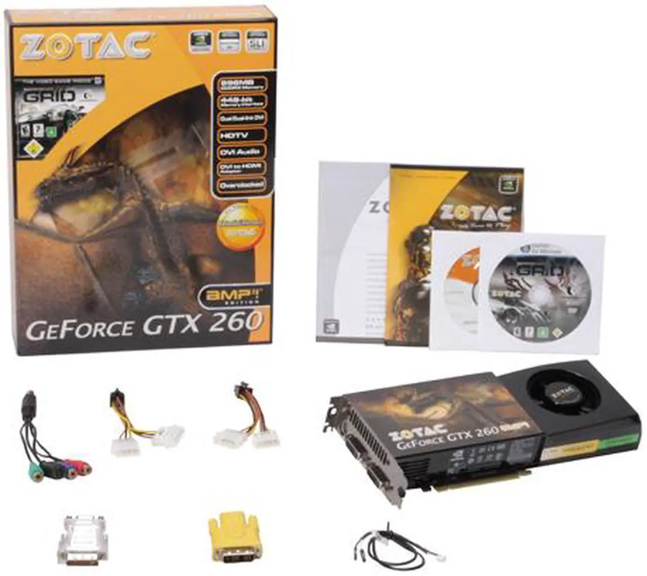 Alt view image 6 of 6 - ZOTAC GeForce GTX 260 896MB GDDR3 PCI Express 2.0 x16 SLI Support Graphics Card ZT-X26E3KB-FCP