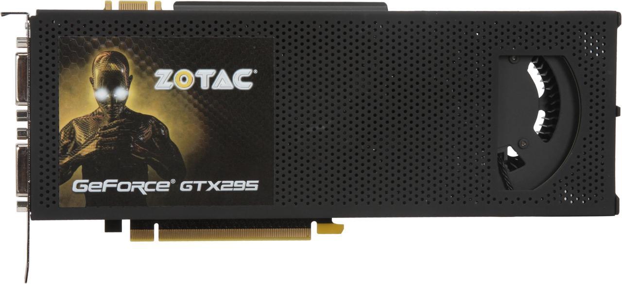 Alt view image 3 of 6 - ZOTAC GeForce GTX 295 1792MB GDDR3 PCI Express 2.0 x16 SLI Support Video Card ZT-295E3MA-FSP