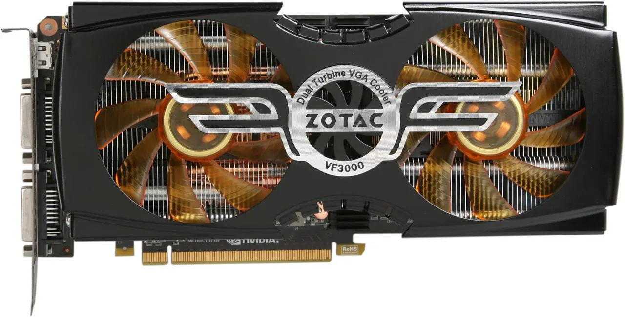 Alt view image 3 of 6 - ZOTAC AMP! GeForce GTX 470 (Fermi) 1280MB GDDR5 PCI Express 2.0 x16 SLI Support Graphics Card ZT-40202-10P
