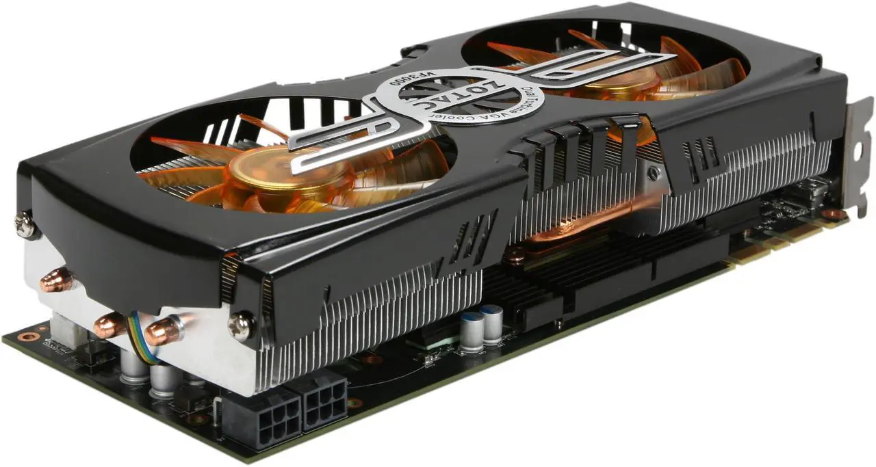 Alt view image 5 of 6 - ZOTAC AMP! GeForce GTX 470 (Fermi) 1280MB GDDR5 PCI Express 2.0 x16 SLI Support Graphics Card ZT-40202-10P