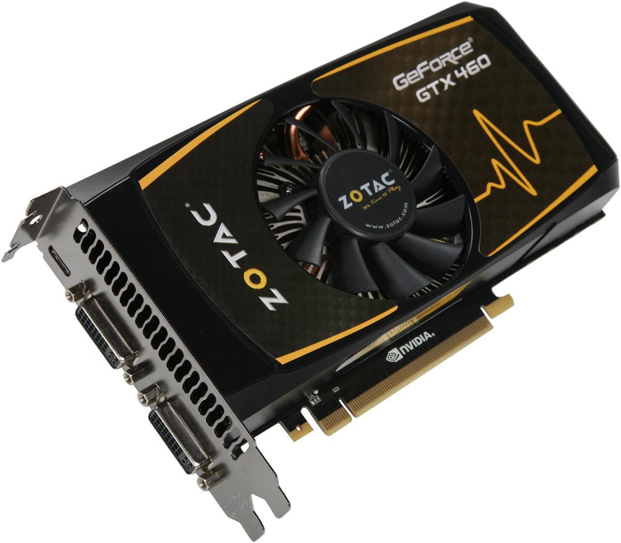 Main image of ZOTAC Synergy Edition GeForce GTX 460 (Fermi) 768MB GDDR5 PCI Express 2.0 x16 SLI Support Graphics Card ZT-40401-10P