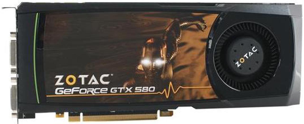 Alt view image 3 of 5 - ZOTAC GeForce GTX 580 (Fermi) 1536MB GDDR5 PCI Express 2.0 x16 SLI Support Video Card ZT-50101-10P