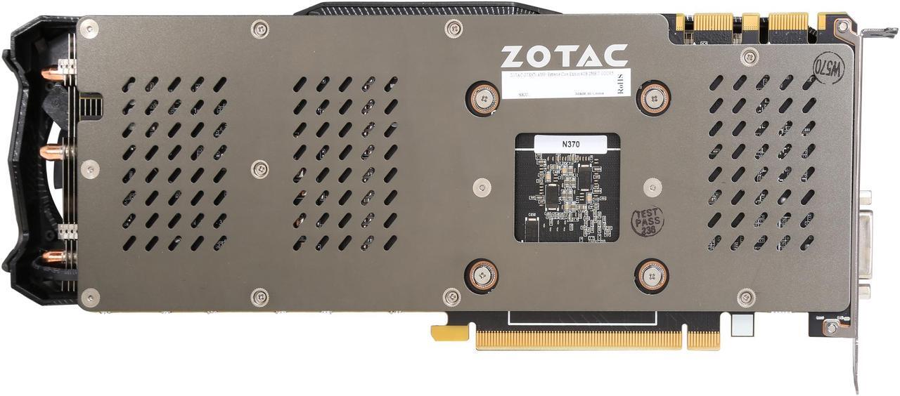 Alt view image 5 of 5 - ZOTAC GeForce GTX 970 4GB AMP! Extreme Core Edition, ZT-90107-10P