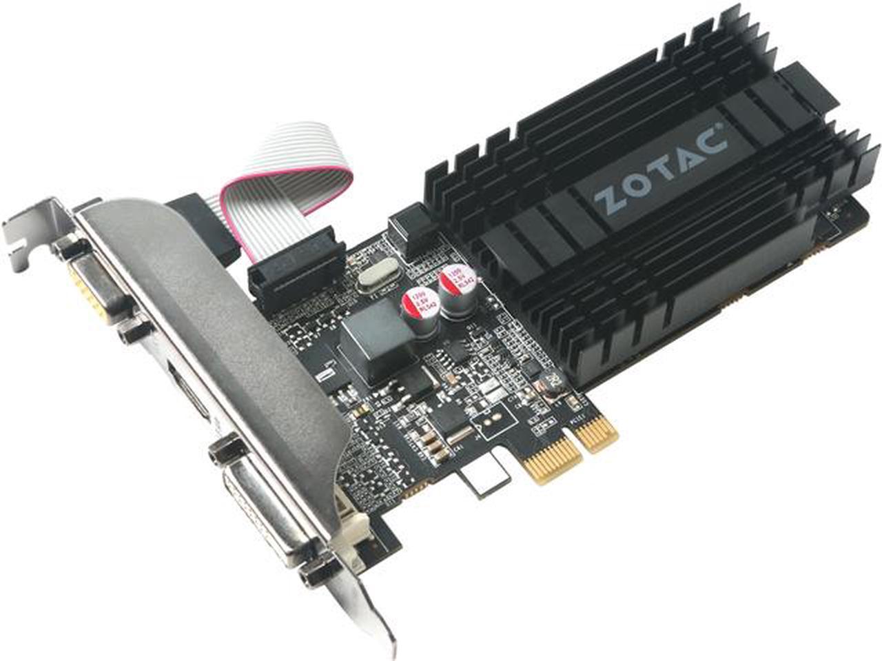 ZOTAC GeForce GT 710 1GB DDR3 PCI Express x1 Video Card ZT-71304-20L