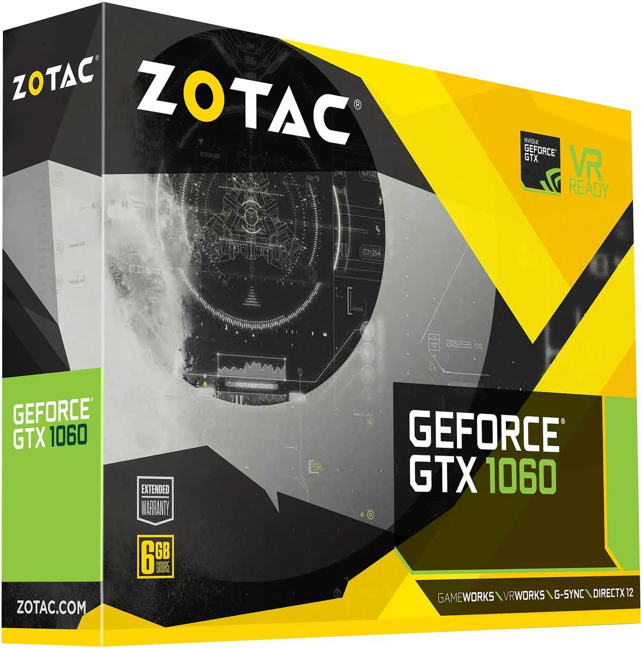 Alt view image 7 of 7 - ZOTAC GeForce GTX 1060 Mini, ZT-P10600A-10L, 6GB GDDR5 Super Compact