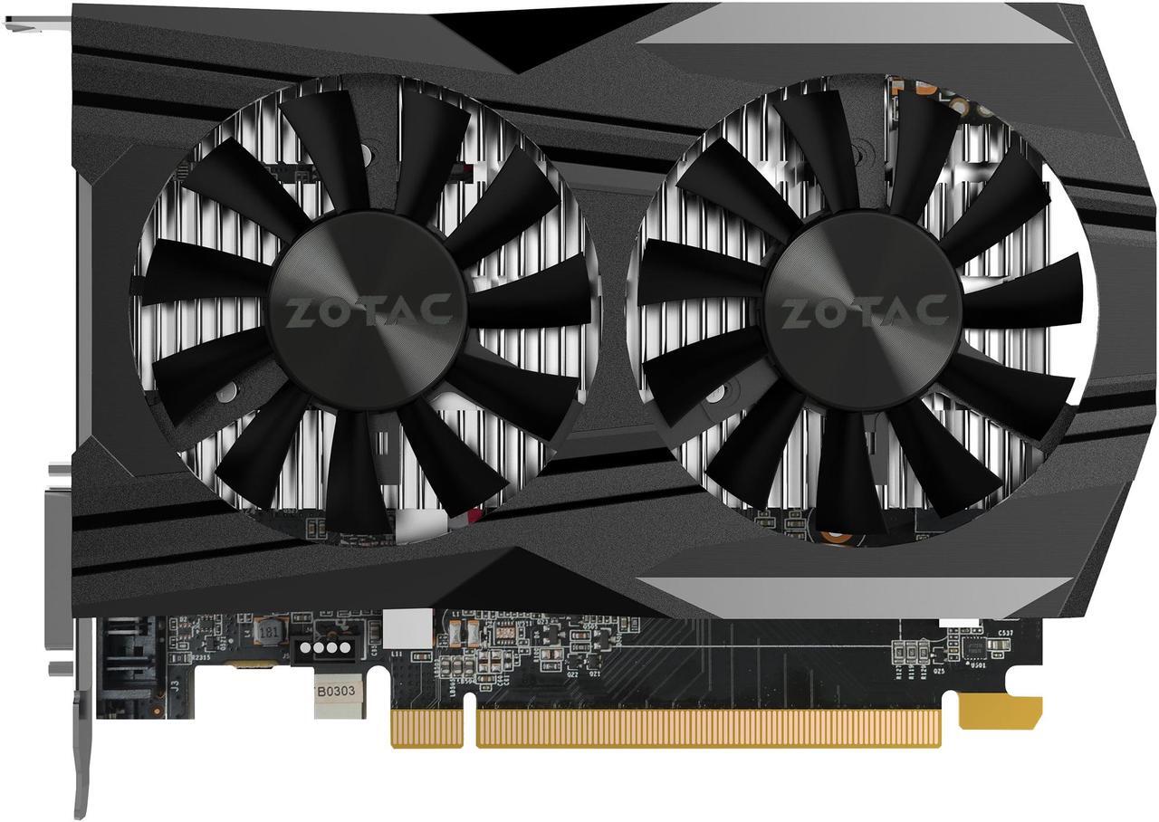 Alt view image 4 of 8 - ZOTAC GeForce GTX 1050 Ti 4GB GDDR5 PCI Express 3.0 Graphics Card ZT-P10510B-10L