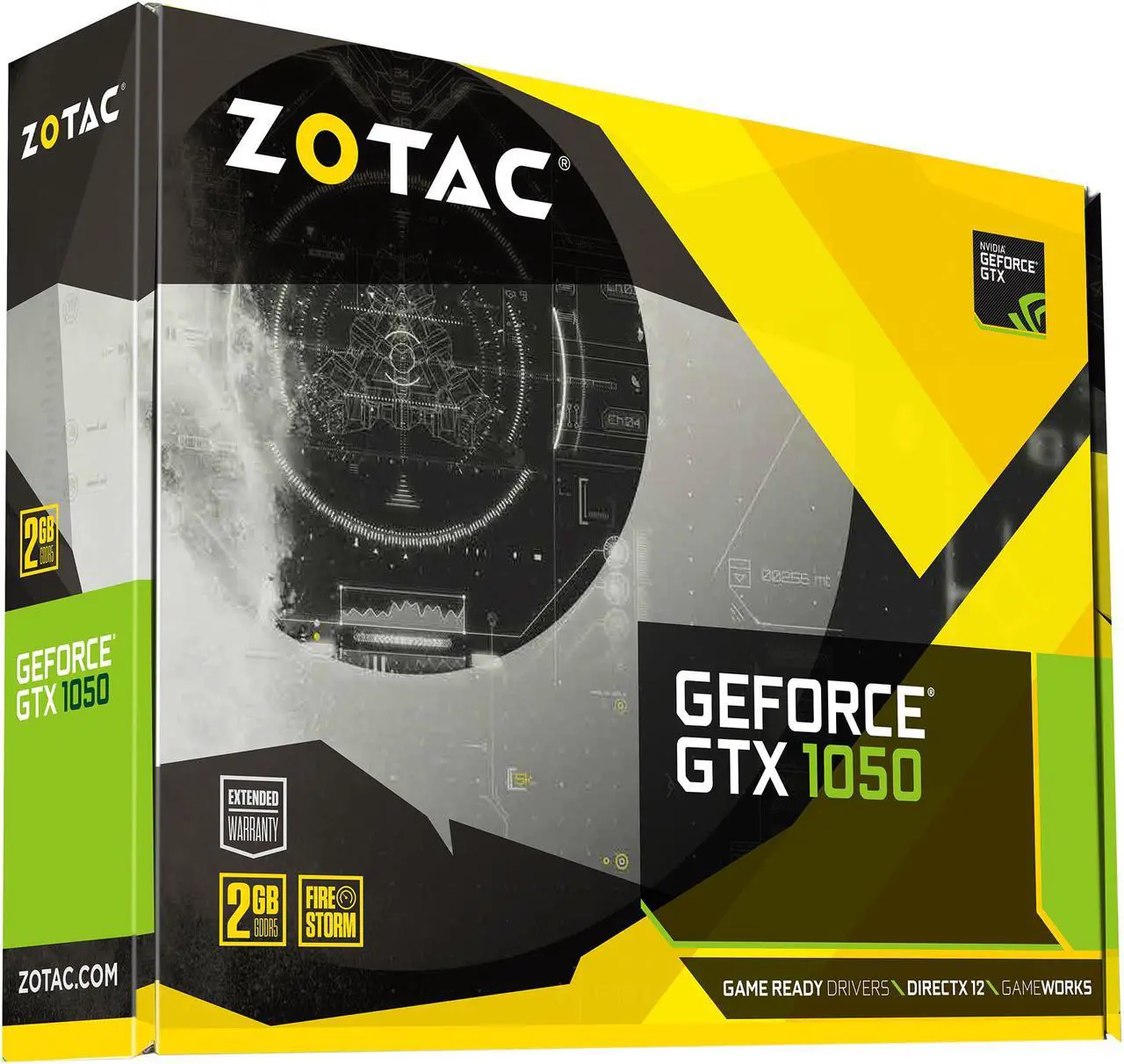 Alt view image 8 of 8 - ZOTAC GeForce GTX 1050 DirectX 12 ZT-P10500A-10L 2GB 128-Bit GDDR5 PCI Express 3.0 HDCP Ready Mini Video Card