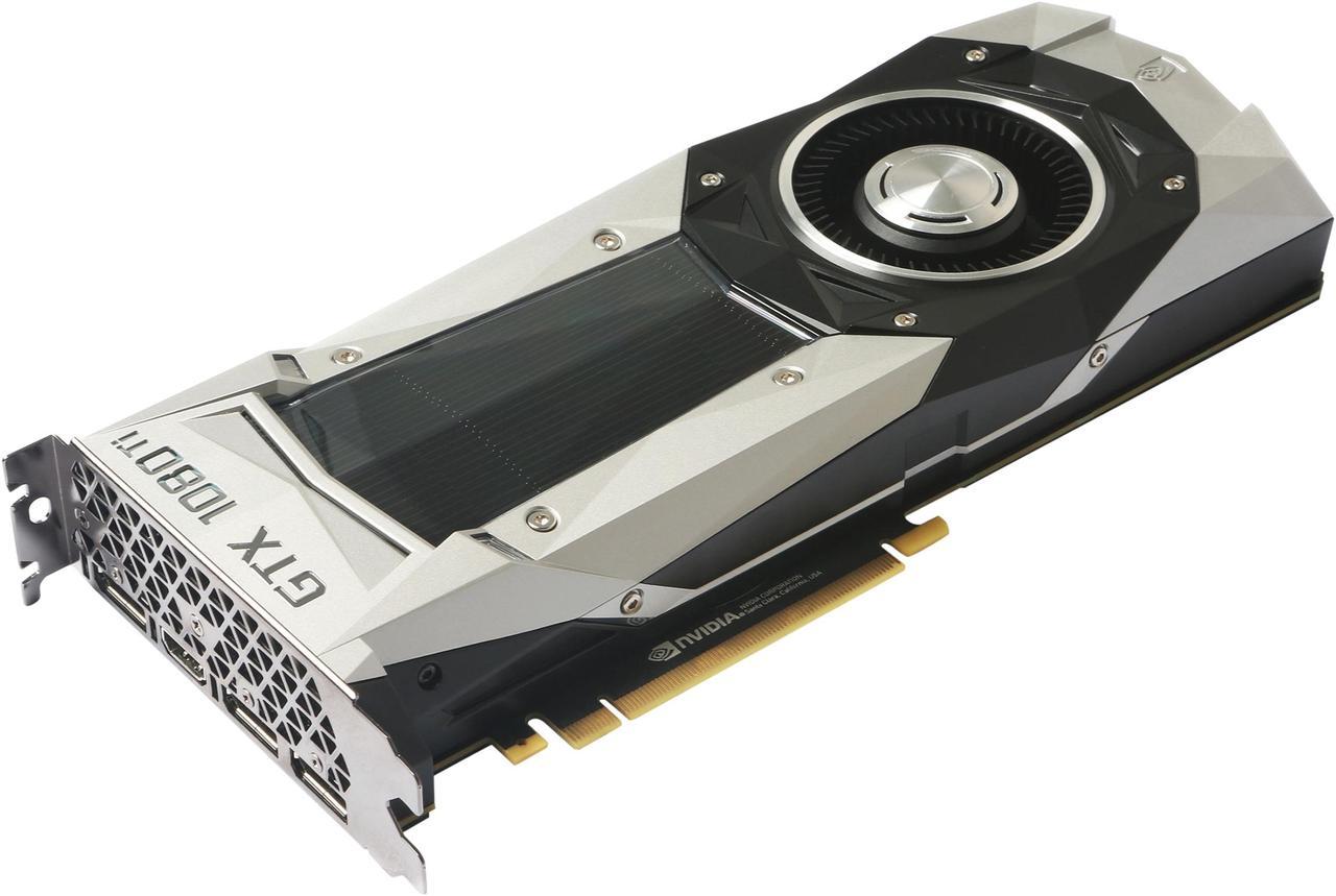 ZOTAC GeForce GTX 1080 Ti FE 11GB GDDR5X PCI Express 3.0 SLI Support Video Cards ZT-P10810A-10P