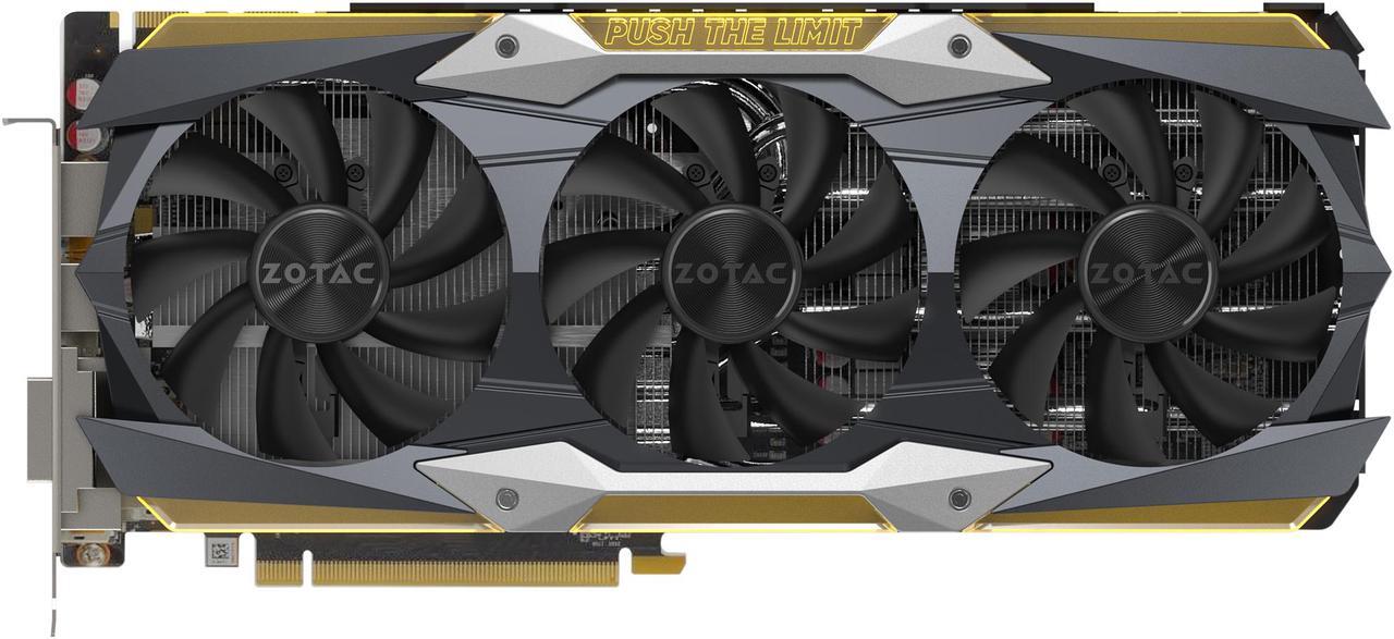 Alt view image 3 of 8 - ZOTAC GeForce GTX 1080 Ti AMP Extreme 11GB GDDR5X 352-bit Gaming Graphics Card VR Ready 16+2 Power Phase Freeze Fan Stop IceStorm Cooling Spectra Lighting ZT-P10810C-10P