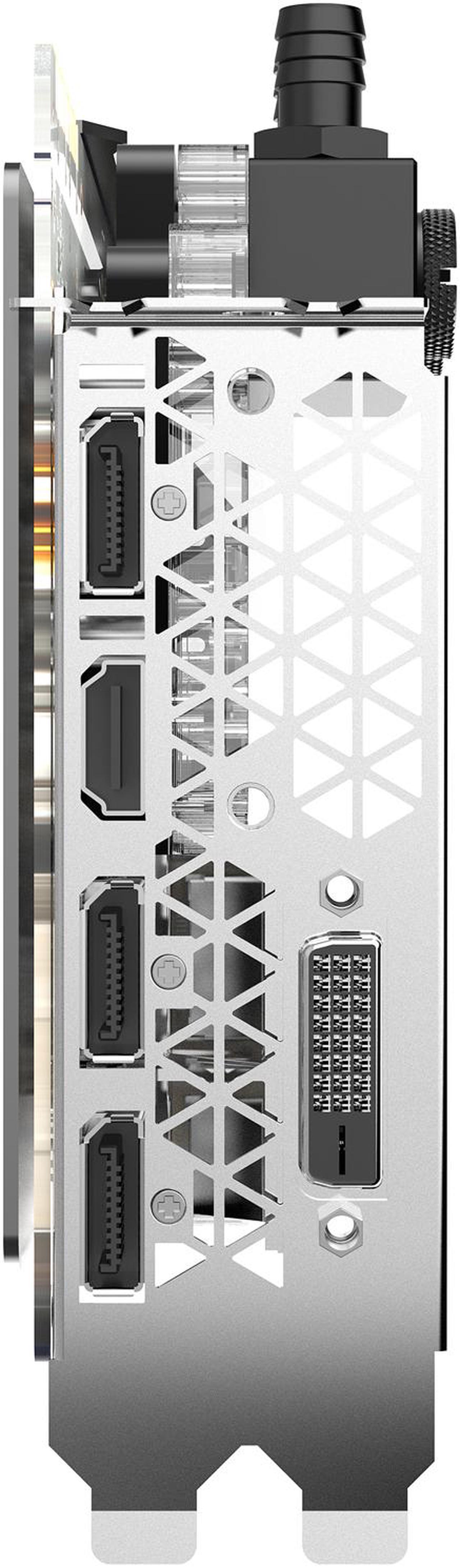 Alt view image 2 of 8 - ZOTAC GeForce GTX 1080 Ti ArcticStorm 11GB GDDR5X 352-bit PCIE 3.0 Gaming Graphics Card VR Ready 16+2 Power Phase Spectra Lighting Metal Wraparound Backplate ZT-P10810E-30P