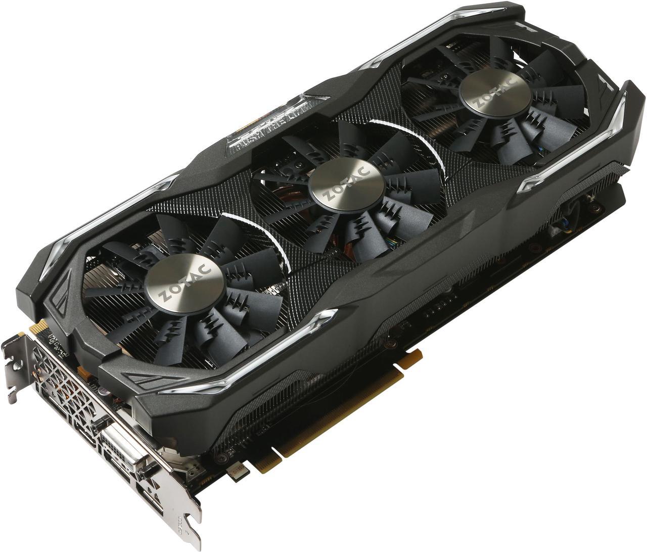 ZOTAC GeForce GTX 1070 Ti 8GB GDDR5 PCI Express 3.0 SLI Support Video Card - AMP! EXTREME Edition ZT-P10710B-10P