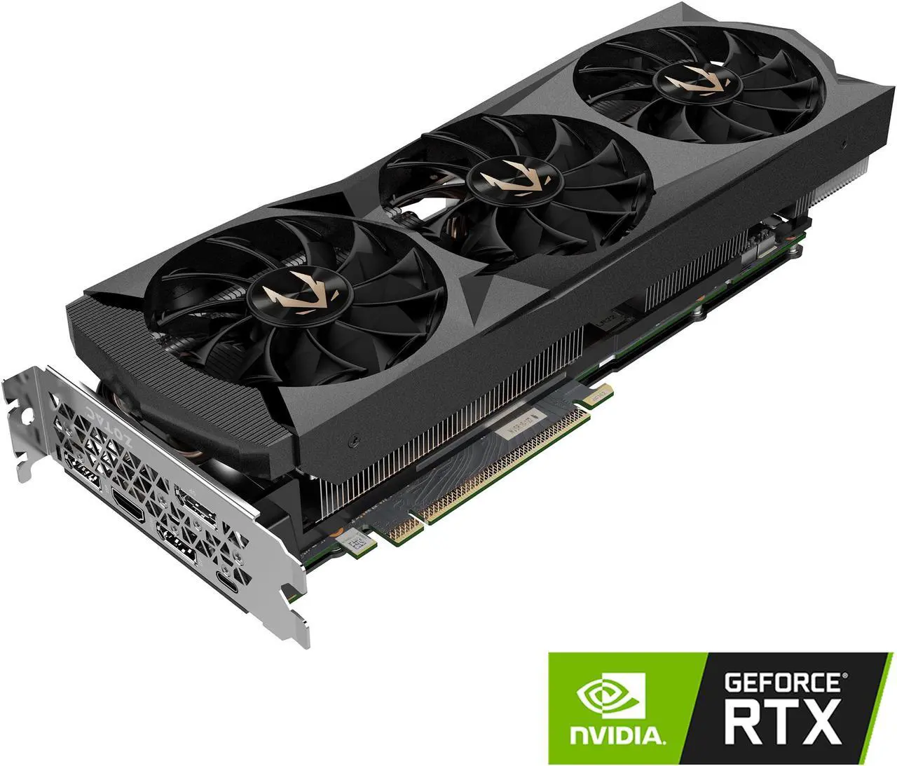 Main image of ZOTAC GAMING GeForce RTX 2080 Ti AMP 11GB GDDR6 352-bit Gaming Graphics Card, Active Fan Control, Metal Backplate, Spectra Lighting (ZT-T20810D-10P)