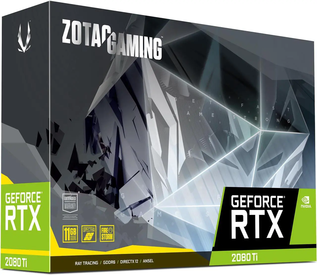 Alt view image 7 of 8 - ZOTAC GAMING GeForce RTX 2080 Ti Triple Fan 11GB GDDR6 352-bit Gaming Graphics Card, Active Fan Control, Metal Backplate, Spectra Lighting (ZT-T20810F-10P)