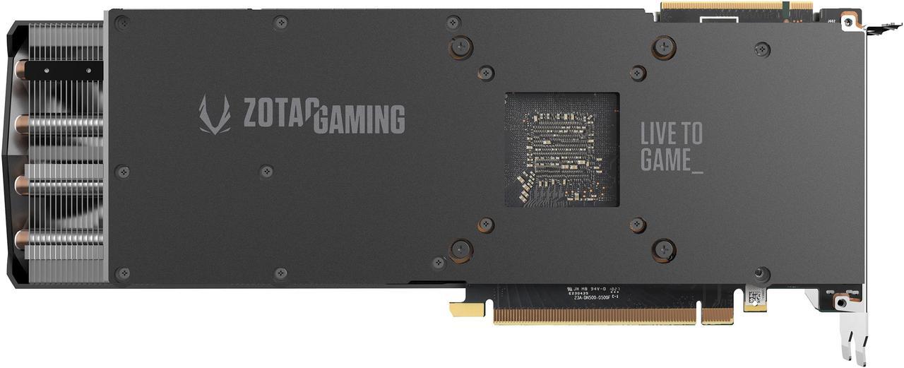 Alt view image 4 of 8 - ZOTAC GAMING GeForce RTX 2080 AMP 8GB GDDR6 256-bit Gaming Graphics Card, Active Fan Control, Metal Backplate, Spectra Lighting (ZT-T20800D-10P)