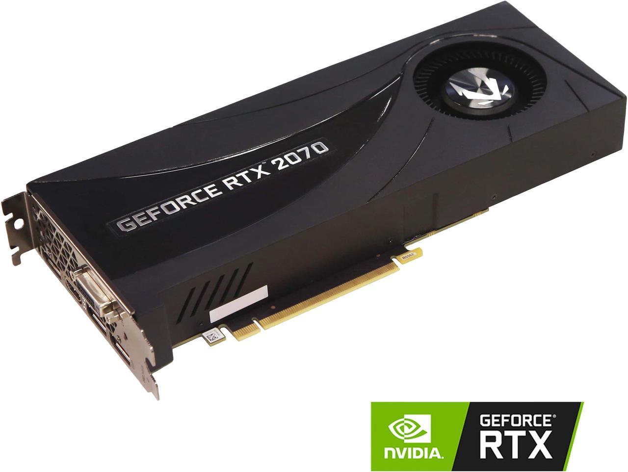 Main image of ZOTAC GeForce RTX 2070 8GB GDDR6 PCI Express 3.0 Graphics Card ZT-T20700A-10P
