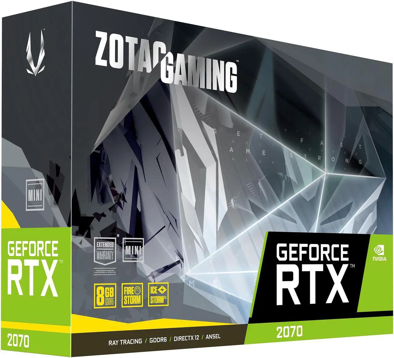Alt view image 7 of 7 - ZOTAC GeForce RTX 2070 8GB GDDR6 PCI Express 3.0 Graphics Card ZT-T20700E-10P
