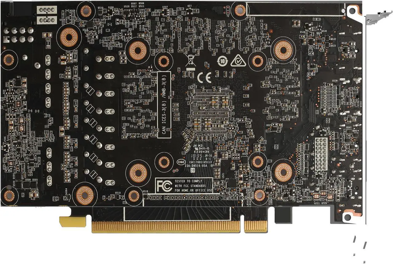 Alt view image 3 of 9 - ZOTAC GAMING GeForce GTX 1660 Ti 6GB GDDR6 192-bit Gaming Graphics Card, Super Compact, ZT-T16610F-10L