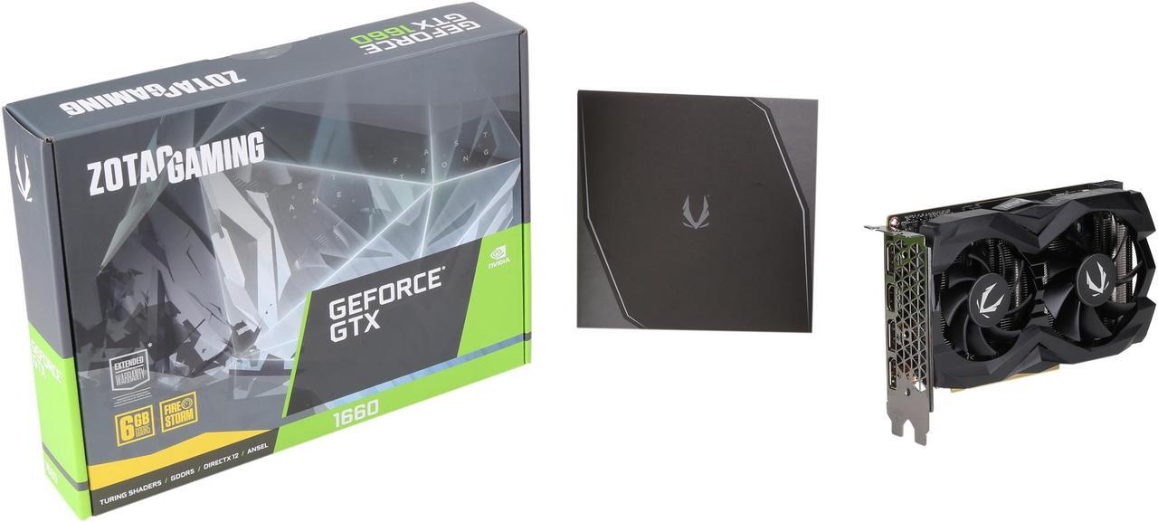 Alt view image 7 of 6 - ZOTAC GAMING GeForce GTX 1660 6GB GDDR5 192-bit Gaming Graphics Card, Super Compact, ZT-T16600F-10L
