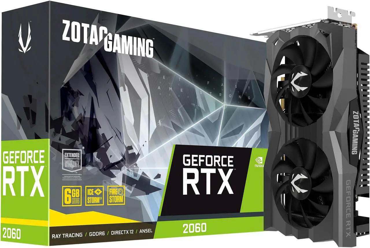 Alt view image 7 of 9 - ZOTAC GAMING GeForce RTX 2060 6GB GDDR6 192-bit Gaming Graphics Card, Super Compact, ZT-T20600H-10M