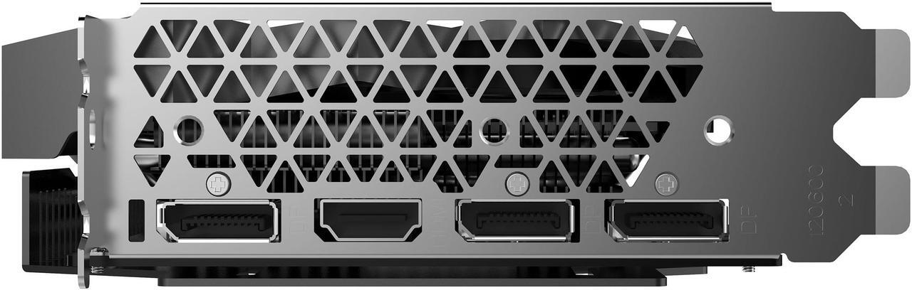 Alt view image 4 of 9 - ZOTAC GAMING GeForce GTX 1660 SUPER AMP 6GB GDDR6 192-bit Gaming Graphics Card, Super Compact, IceStorm 2.0 Cooling, Wraparound Metal Backplate - ZT-T16620D-10M