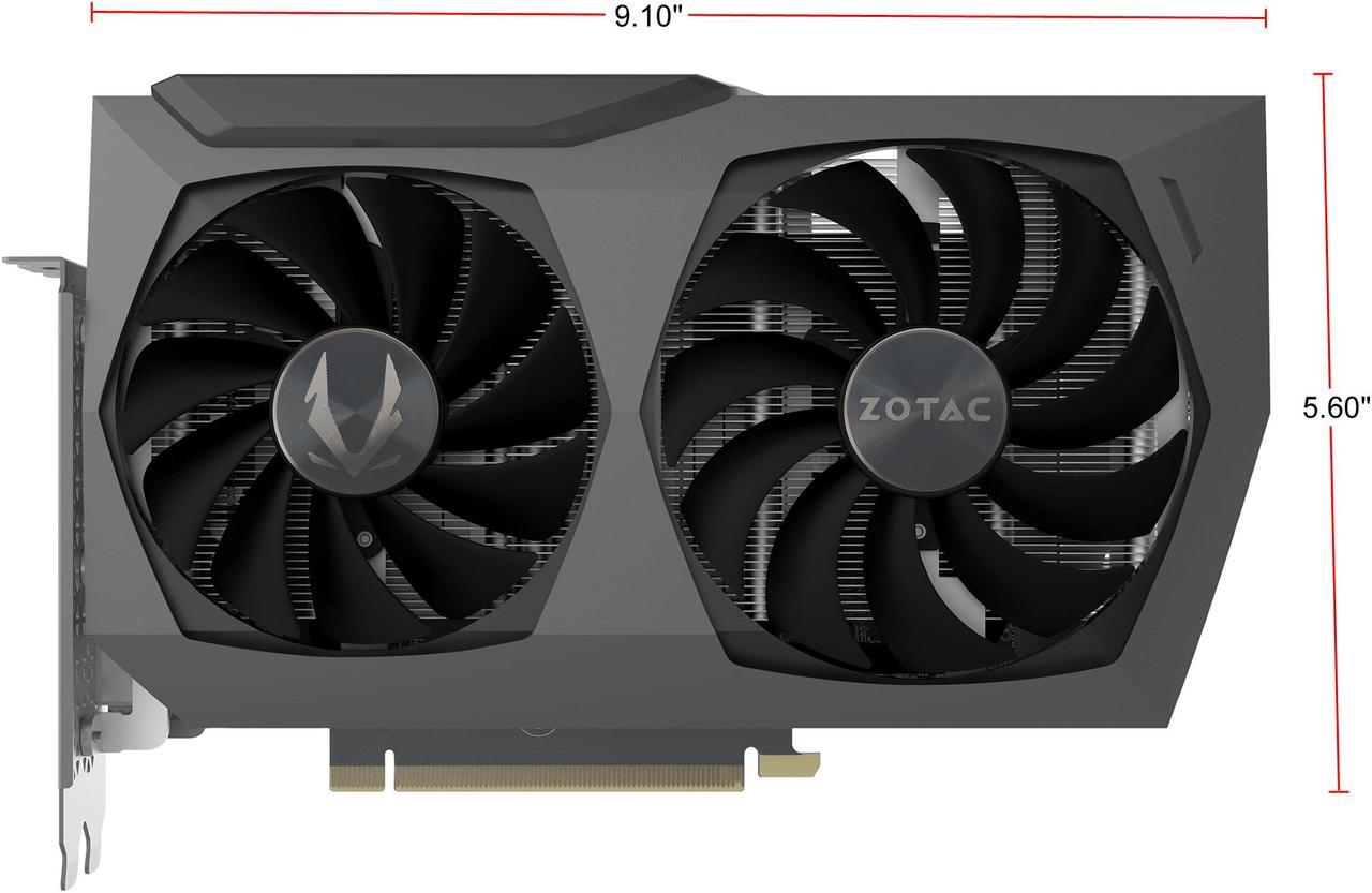 Alt view image 2 of 10 - ZOTAC GAMING GeForce RTX 3070 Twin Edge 8GB GDDR6 256-bit 14 Gbps PCIE 4.0 Gaming Graphics Card, IceStorm 2.0 Advanced Cooling, White LED Logo Lighting, ZT-A30700E-10P