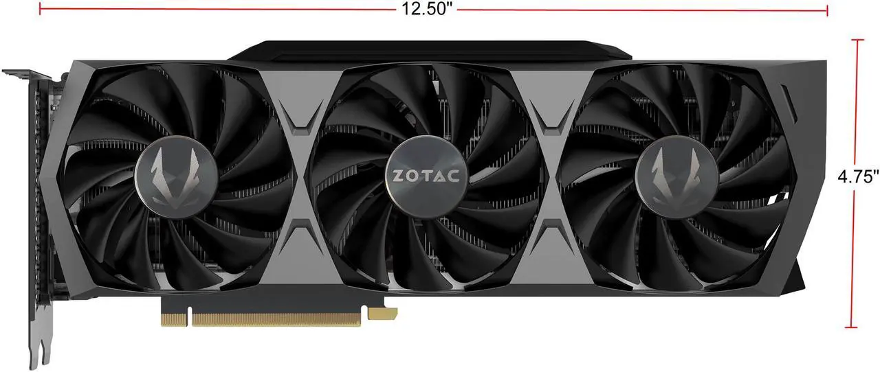 Alt view image 2 of 10 - ZOTAC GAMING GeForce RTX 3090 Trinity 24GB GDDR6X 384-bit 19.5 Gbps PCIE 4.0 Gaming Graphics Card, IceStorm 2.0 Advanced Cooling, SPECTRA 2.0 RGB Lighting, ZT-A30900D-10P