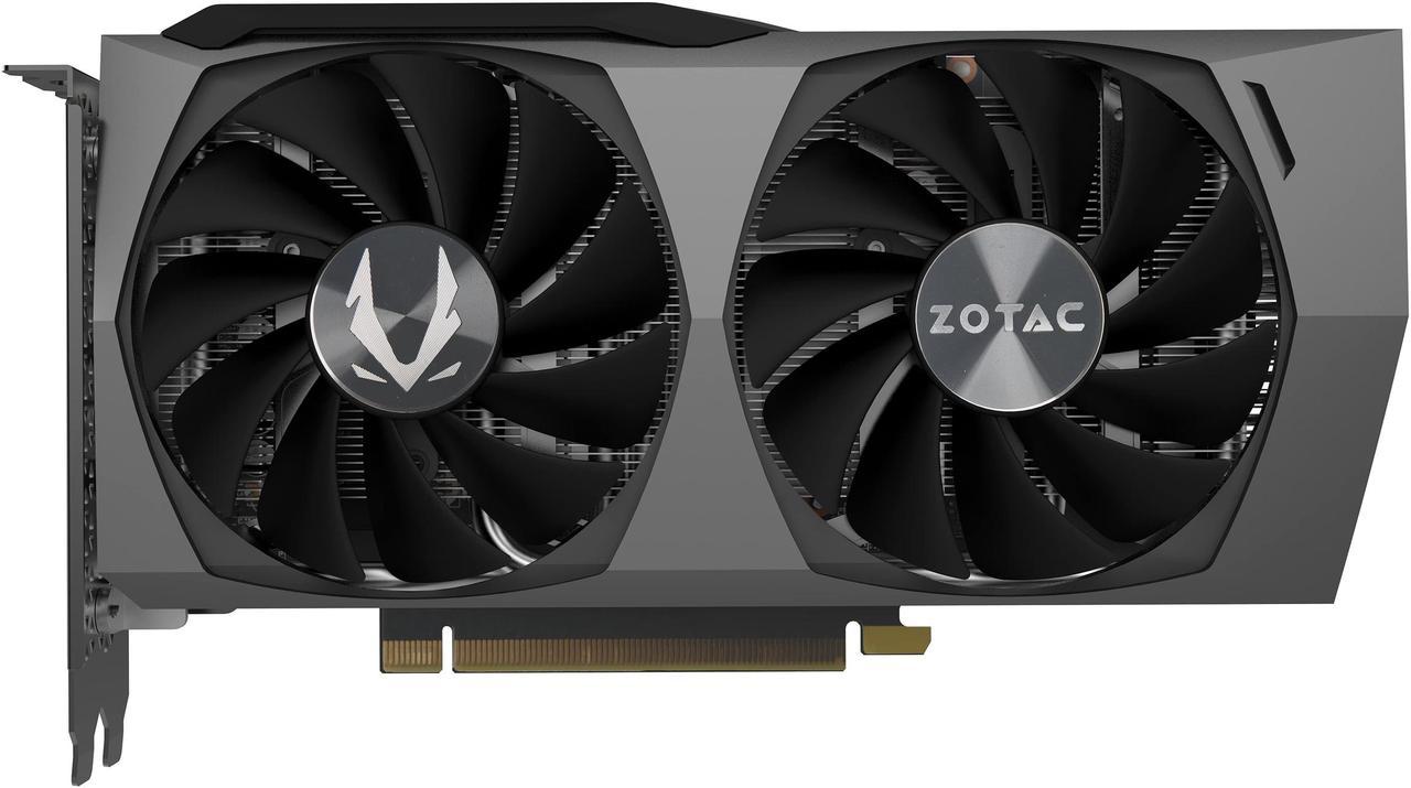 ZOTAC GAMING GeForce RTX 3060 Twin Edge OC 12GB GDDR6 192-bit 15 Gbps PCIE 4.0 Gaming Graphics Card, IceStorm 2.0 Cooling, Active Fan Control, FREEZE Fan Stop ZT-A30600H-10M