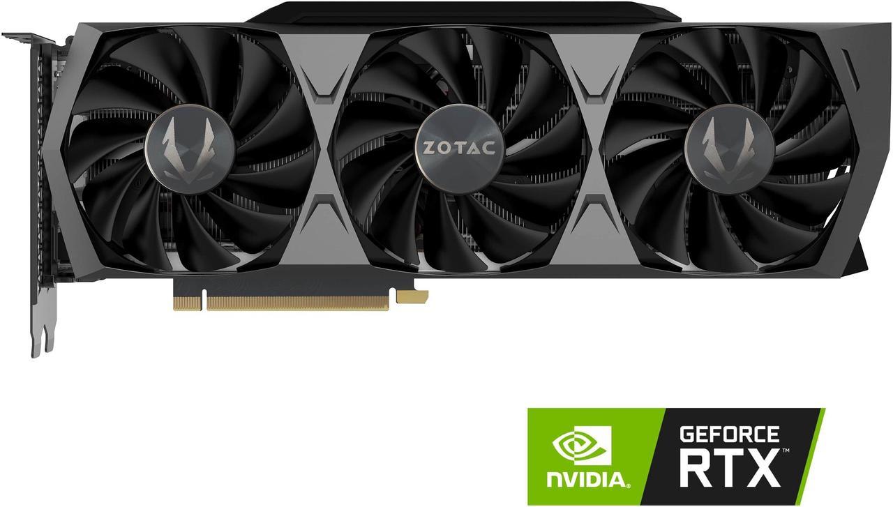 ZOTAC GAMING GeForce RTX 3090 Trinity OC 24GB GDDR6X 384-bit 19.5 Gbps PCIE 4.0 Gaming Graphics Card, IceStorm 2.0 Advanced Cooling, SPECTRA 2.0 RGB Lighting, ZT-A30900J-10P