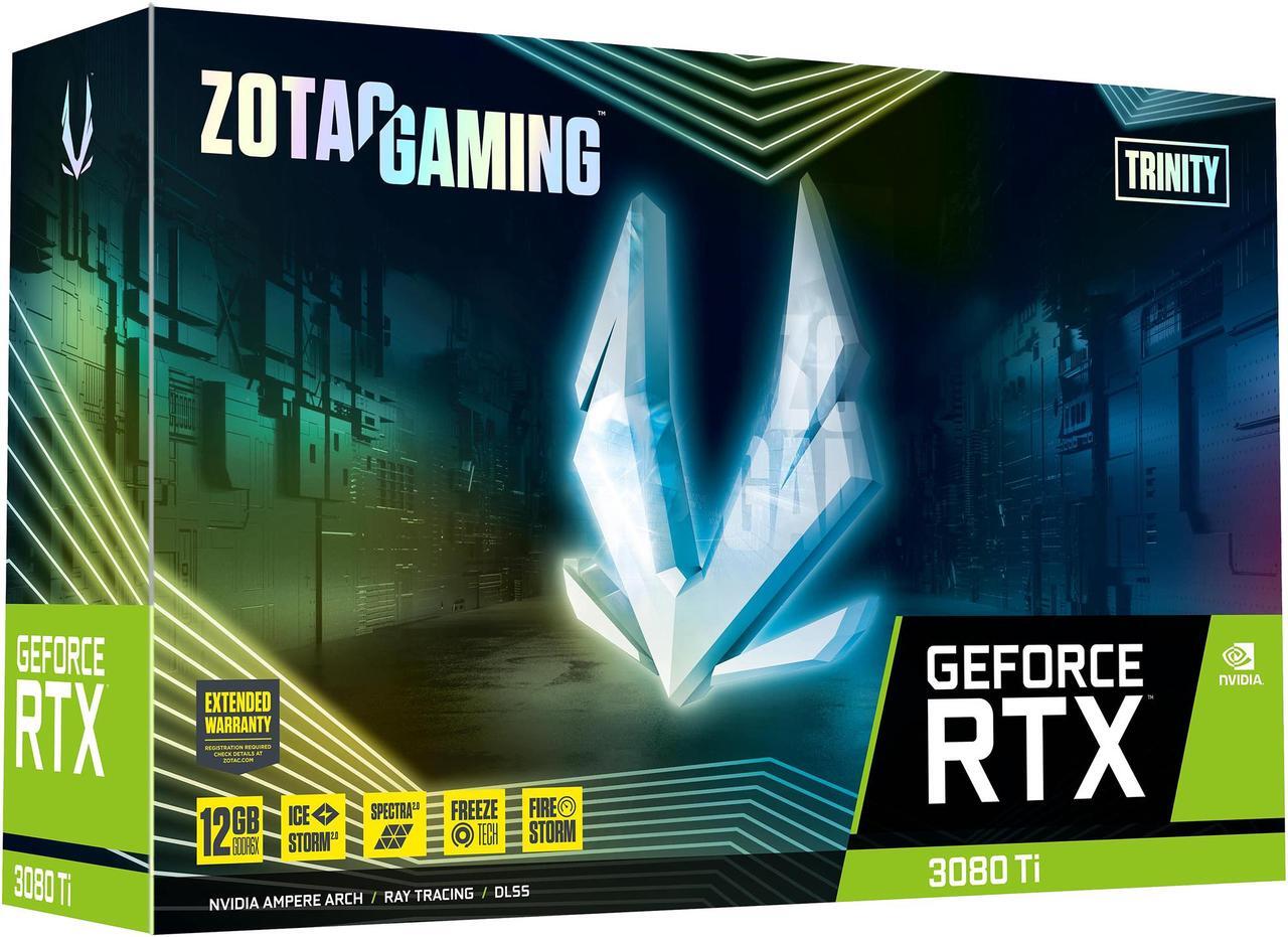 Alt view image 10 of 10 - ZOTAC Trinity GeForce RTX 3080 Ti 12GB GDDR6X PCI Express 4.0 Graphics Card ZT-A30810D-10P