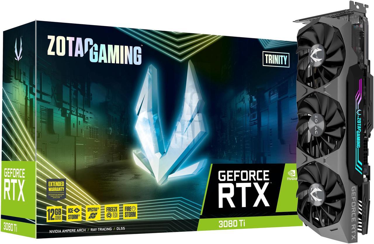 Alt view image 9 of 10 - ZOTAC Trinity GeForce RTX 3080 Ti 12GB GDDR6X PCI Express 4.0 Graphics Card ZT-A30810D-10P