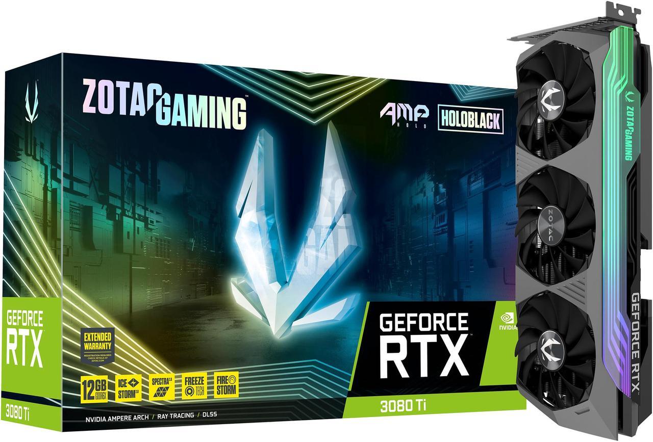 Alt view image 9 of 10 - ZOTAC AMP Holo GeForce RTX 3080 Ti 12GB GDDR6X PCI Express 4.0 Video Card ZT-A30810F-10P