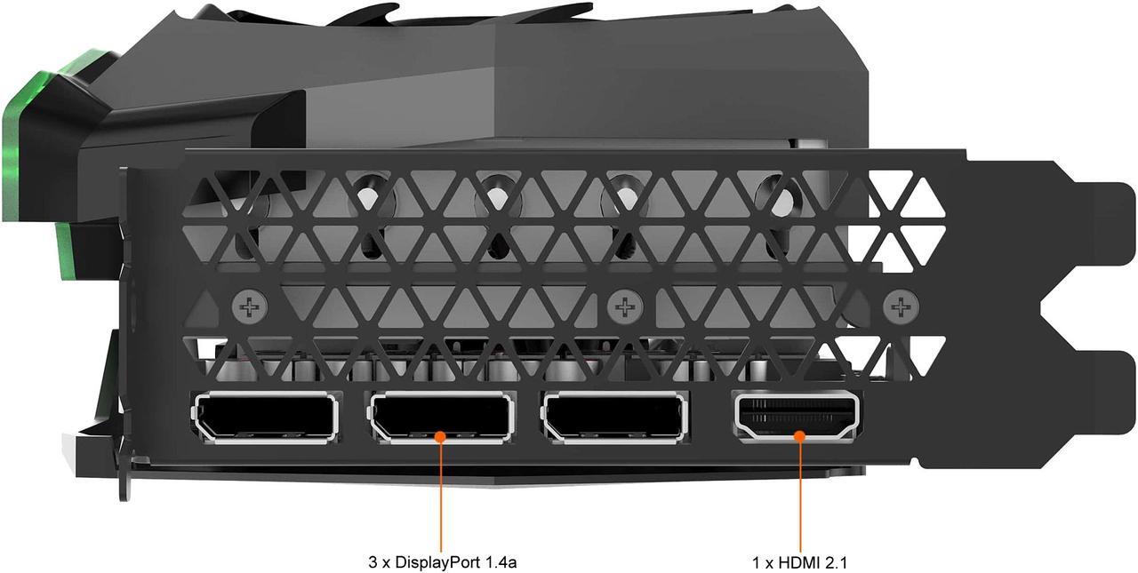 Alt view image 4 of 10 - ZOTAC AMP Holo GeForce RTX 3080 Ti 12GB GDDR6X PCI Express 4.0 Video Card ZT-A30810F-10P