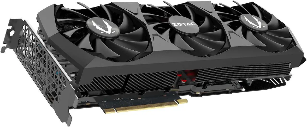 Alt view image 3 of 7 - ZOTAC TRINITY OC LHR GeForce RTX 3080 10GB GDDR6X PCI Express 4.0 Graphics Card ZT-A30800J-10PLHR