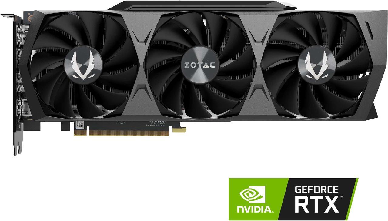 Main image of ZOTAC GAMING GeForce RTX 3070 Ti Trinity OC 8GB GDDR6X 256-bit 19 Gbps PCIE 4.0 Gaming Graphics Card, IceStorm 2.0 Advanced Cooling, SPECTRA 2.0 RGB Lighting, ZT-A30710J-10P