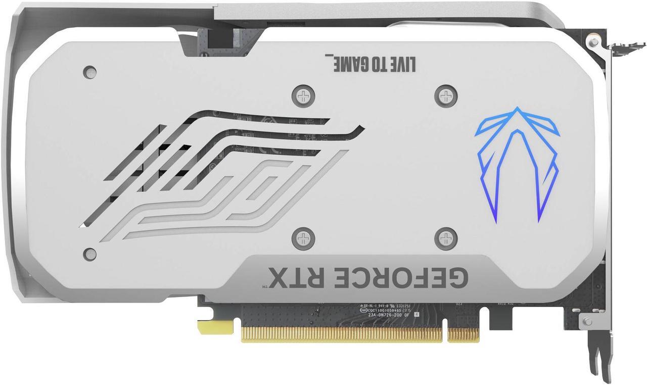 Alt view image 5 of 9 - ZOTAC GAMING GeForce RTX 4060 8GB Twin Edge OC White Edition DLSS 3 8GB GDDR6 128-bit 17 Gbps PCIE 4.0 Compact Gaming Graphics Card, ZT-D40600Q-10M