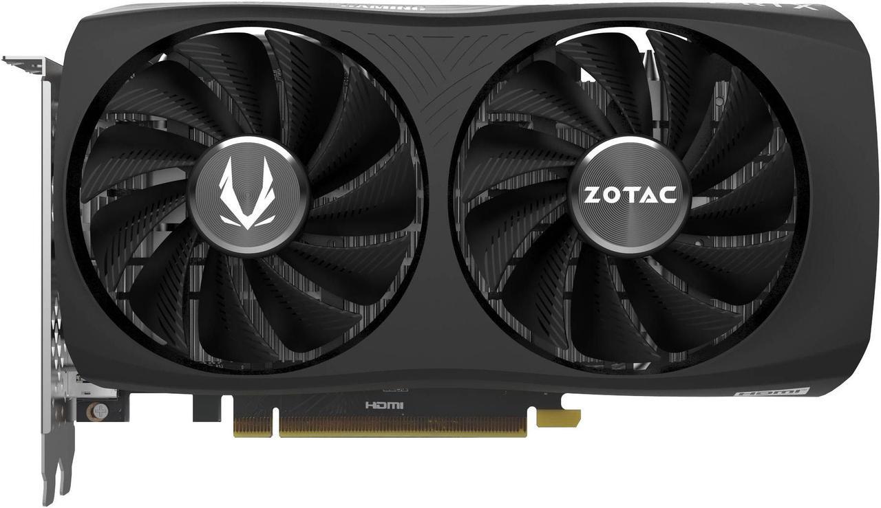 Main image of ZOTAC GAMING GeForce RTX 4060 8GB Twin Edge OC DLSS 3 8GB GDDR6 128-bit 17 Gbps PCIE 4.0 Compact Gaming Graphics Card, ZT-D40600H-10M
