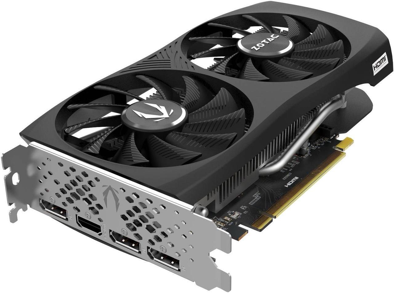Alt view image 5 of 9 - ZOTAC GAMING GeForce RTX 4060 8GB Twin Edge OC DLSS 3 8GB GDDR6 128-bit 17 Gbps PCIE 4.0 Compact Gaming Graphics Card, ZT-D40600H-10M