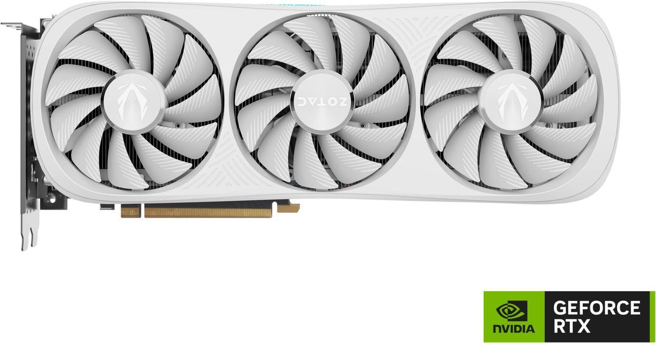 Alt view image 2 of 9 - ZOTAC GAMING GeForce RTX 4070 Ti SUPER Trinity OC White Edition DLSS 3 16GB GDDR6X 256-bit 21 Gbps PCIE 4.0 Gaming Graphics Card, IceStorm 2.0 Advanced Cooling, SPECTRA RGB Lighting, ZT-D40730Q-10P