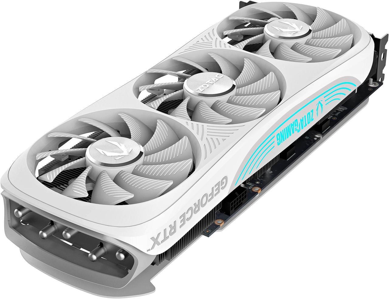 Alt view image 6 of 9 - ZOTAC GAMING GeForce RTX 4070 Ti SUPER Trinity OC White Edition DLSS 3 16GB GDDR6X 256-bit 21 Gbps PCIE 4.0 Gaming Graphics Card, IceStorm 2.0 Advanced Cooling, SPECTRA RGB Lighting, ZT-D40730Q-10P