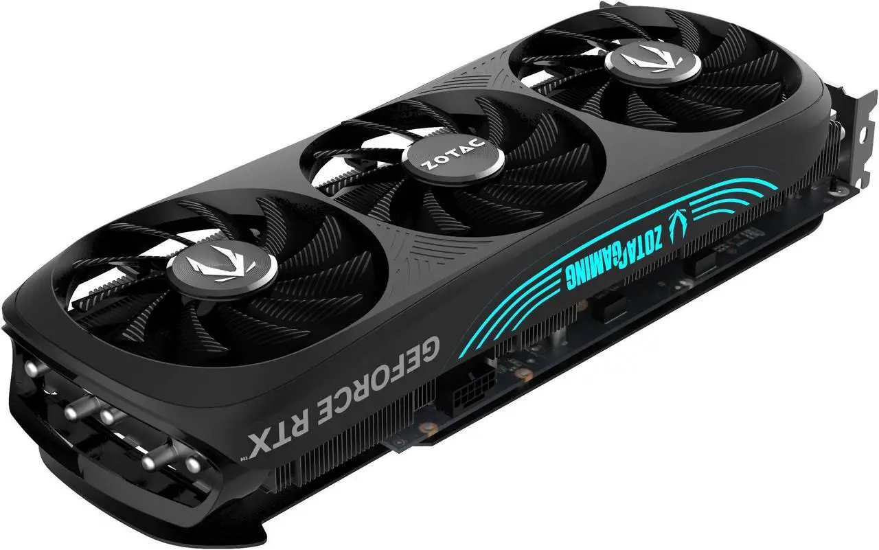 Alt view image 5 of 9 - ZOTAC GAMING GeForce RTX 4080 SUPER Trinity Black Edition DLSS 3 16GB GDDR6X 256-bit 23 Gbps PCIE 4.0 Gaming Graphics Card, IceStorm 2.0 Advanced Cooling, SPECTRA RGB Lighting, ZT-D40820D-10P