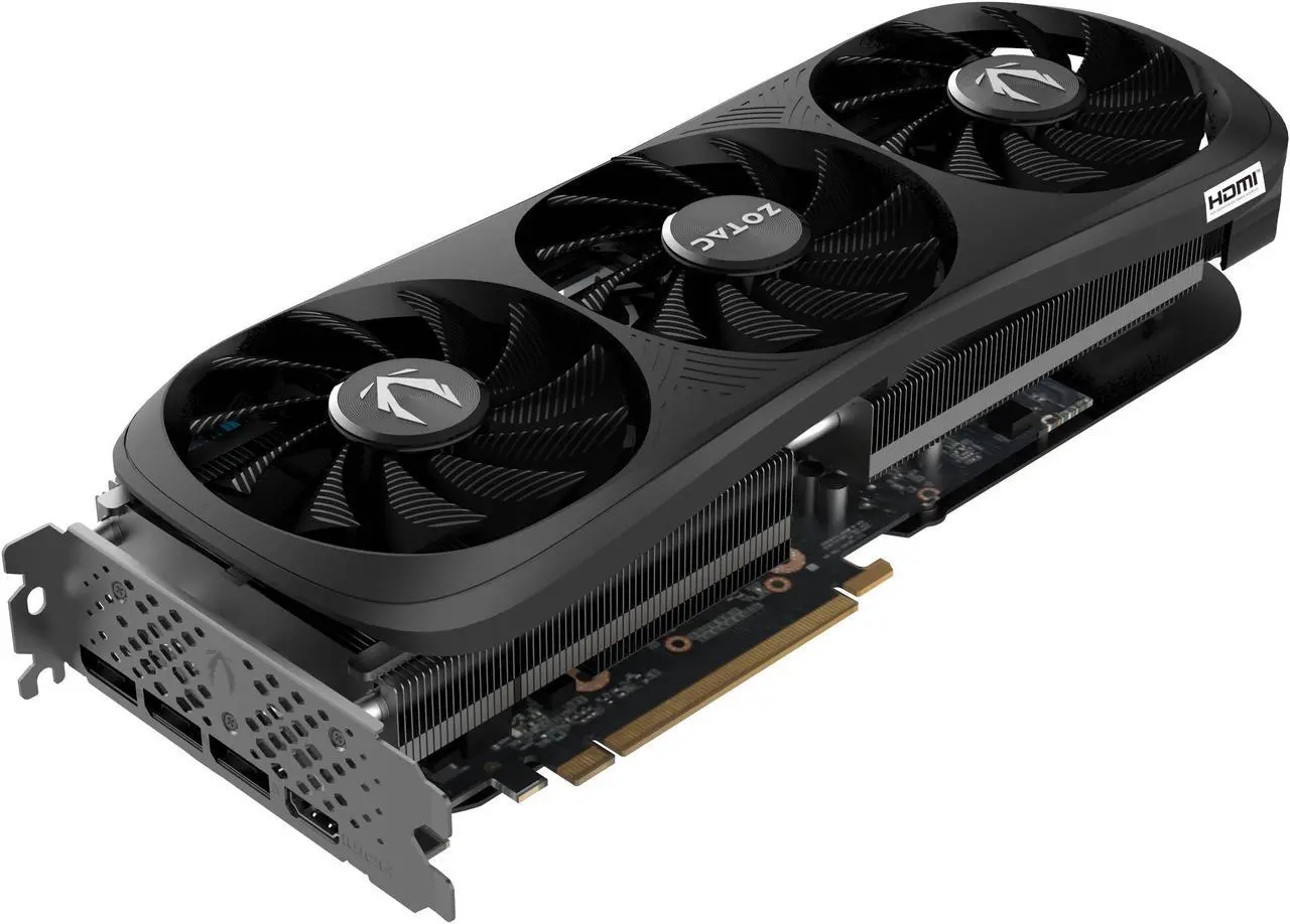 Alt view image 6 of 9 - ZOTAC GAMING GeForce RTX 4080 SUPER Trinity Black Edition DLSS 3 16GB GDDR6X 256-bit 23 Gbps PCIE 4.0 Gaming Graphics Card, IceStorm 2.0 Advanced Cooling, SPECTRA RGB Lighting, ZT-D40820D-10P