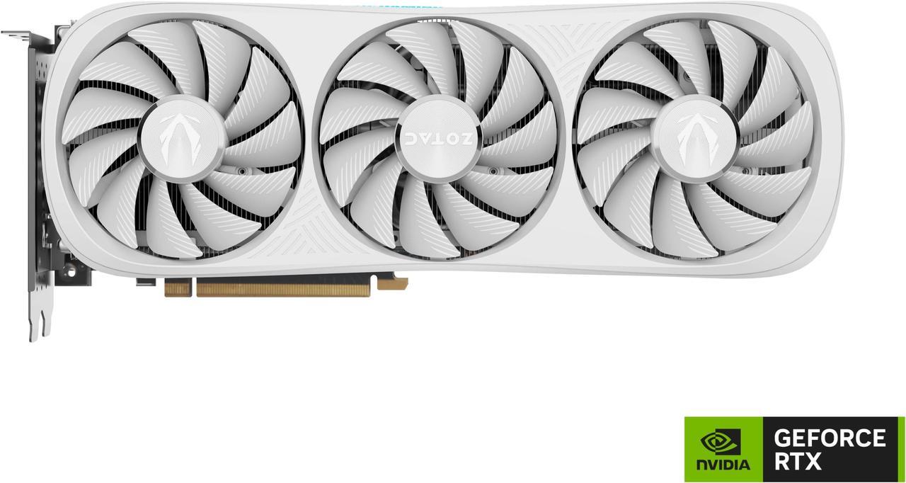 Alt view image 2 of 9 - ZOTAC GAMING GeForce RTX 4080 SUPER Trinity OC White Edition DLSS 3 16GB GDDR6X 256-bit 23 Gbps PCIE 4.0 Gaming Graphics Card, IceStorm 2.0 Advanced Cooling, SPECTRA RGB Lighting, ZT-D40820Q-10P