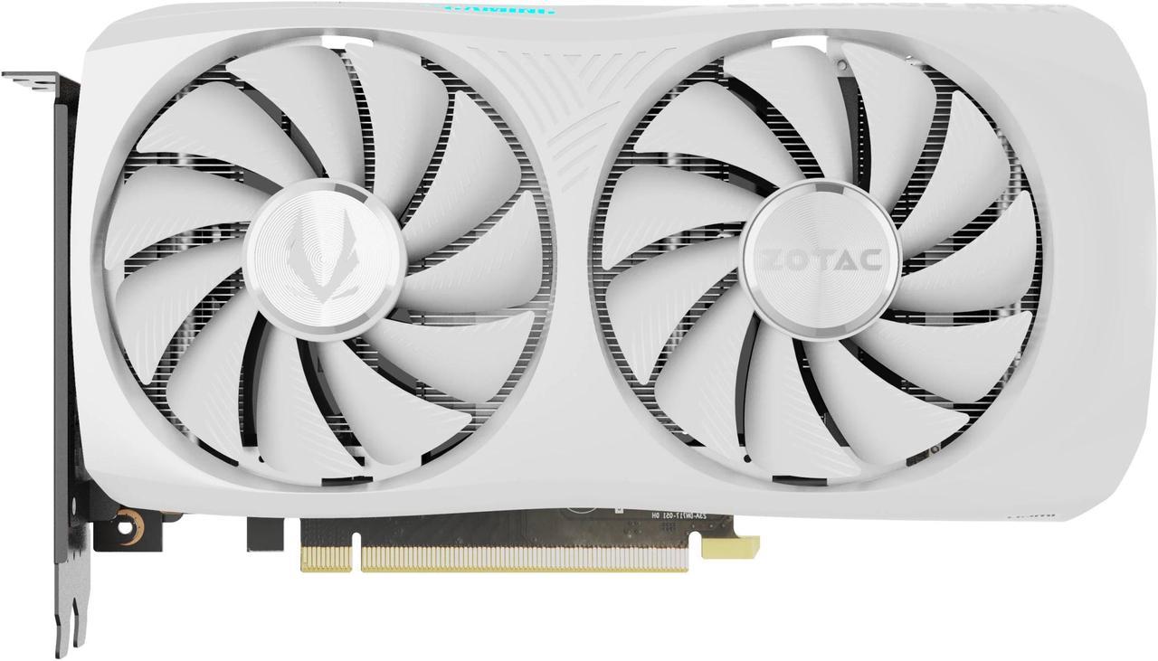 ZOTAC GAMING GeForce RTX 4070 Twin Edge OC White Edition GDDR6 DLSS 3 12GB GDDR6 192-bit 20 Gbps PCIE 4.0 Compact SFF Gaming Graphics Card, SPECTRA RGB Lighting, ZT-D40740Q-10M