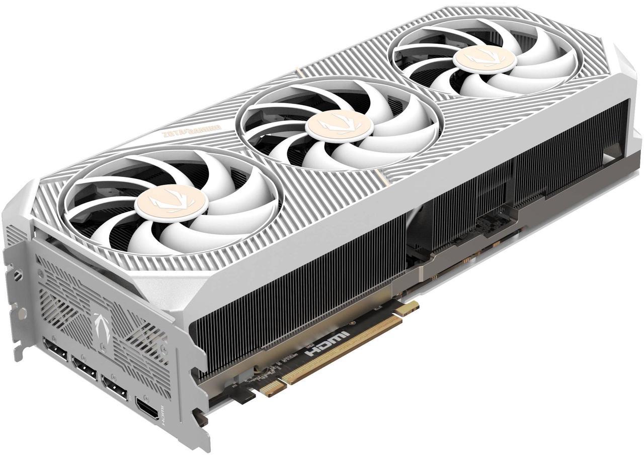 Alt view image 2 of 8 - ZOTAC SOLID OC White Edition GeForce RTX 5080 16GB 256-Bit GDDR7 PCI-Express 5.0 DLSS 4.0 Graphics Card ZOTAC GAMING GeForce SOLID OC White Edition ZT-B50800Q-10P