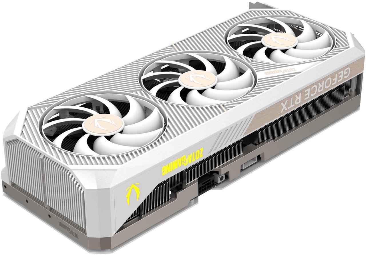 Alt view image 3 of 8 - ZOTAC SOLID OC White Edition GeForce RTX 5080 16GB 256-Bit GDDR7 PCI-Express 5.0 DLSS 4.0 Graphics Card ZOTAC GAMING GeForce SOLID OC White Edition ZT-B50800Q-10P