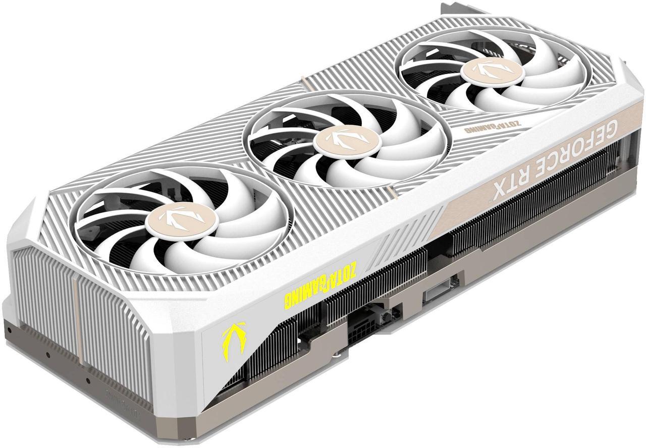 Alt view image 3 of 8 - ZOTAC SOLID OC White Edition GeForce RTX 5090 32GB 512-Bit GDDR7 PCI Express 5.0 x16 DLSS 4.0 Graphics Card ZT-B50900Q-10P SOLID OC White Edition